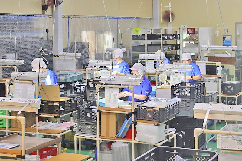 半導体洗浄装置の一部組立画像